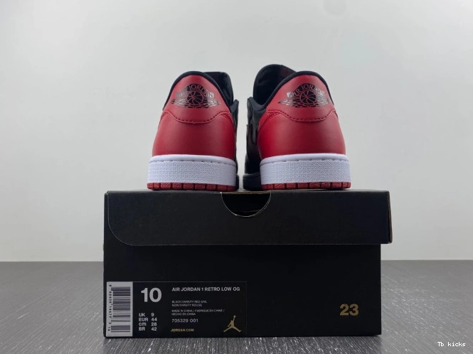 Cheap TBK Low Retro Bred Jordan 1 Air 705329-001 0805